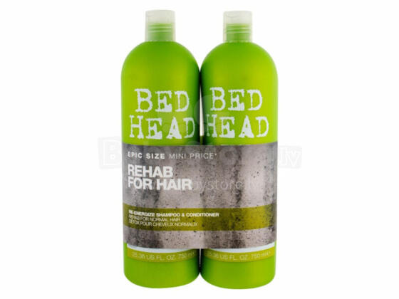 Bed Head Re-Energize  750ml Bed Head Re-Energize Shampoo + 750ml Bed Head Re-Energize Conditioner
