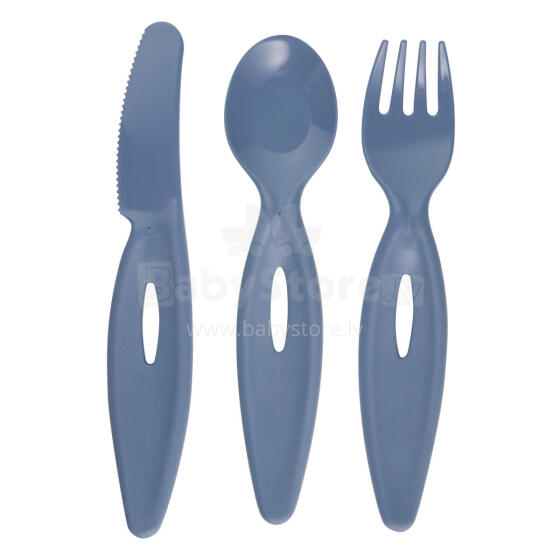 CANPOL BABIES cutlery set - fork, knife, spoon, 31/418_blu