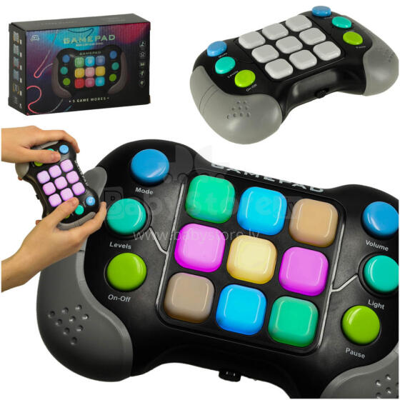Ikonka Art.KX3372 Memory Game electronic arcade anti-stress light console 4 modes