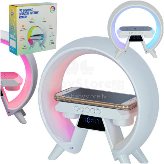 Ikonka Art.KX3384 LED gaisma ar indukcijas lādētāju un radio