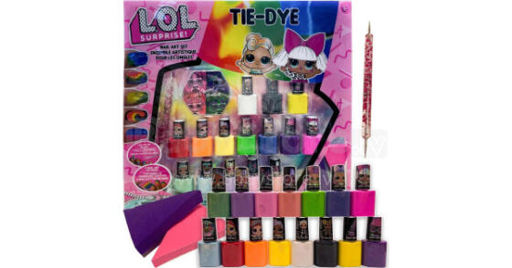 Townley L.O.L. Surprise Nail Polish Set Art.LL0434GG Komplekts bērnu nagu laka uz ūdens bāzes,15 gab(7ml)