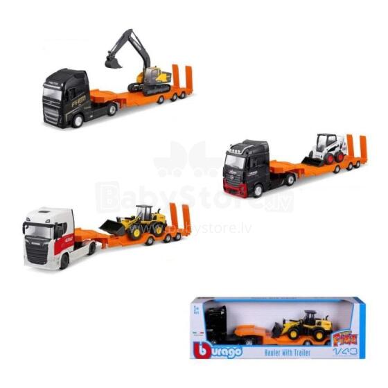 BBURAGO 1:43 Haulers construction Volvo asort., 18-32310