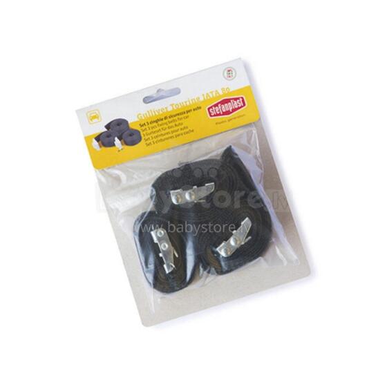 Seat belts for the car 3 pcs. for transport cage Gulliver Touring