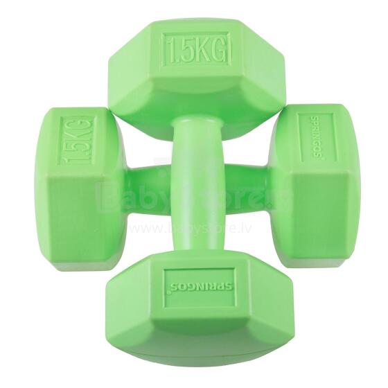 Гантели шестигранные Springos FA1031 2 x 1,5 кг