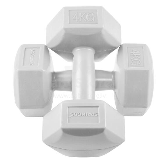 Гантели шестигранные Springos FA1035 2 х 4 кг