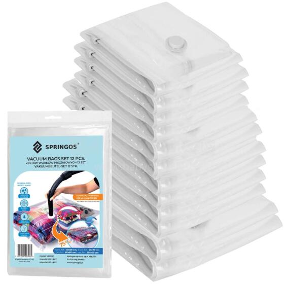 Vakuuma maisu komplekts Springos VB0020 12 gab