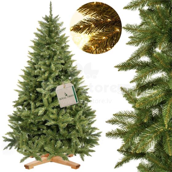 CT0187 Ель искусственная 220 см Premium Royal Trees, Пихта кавказская, на деревянной подставке