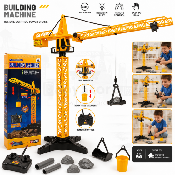 I-Toys Building Machine Art.212549 Radio-controlled tower crane