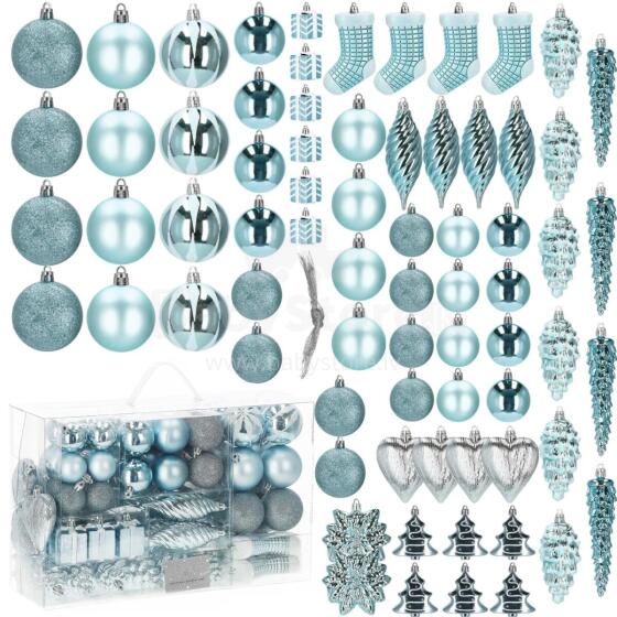 CA0855 SET OF CHRISTMAS BALLS 72 PCS.