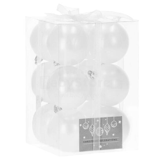 CA0846 CHRISTMAS BALLS 6 CM 12 PCS.
