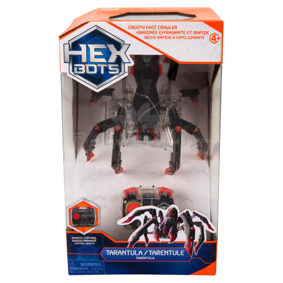 HEX BOTS Interaktīvā rotaļlieta Melnā atraitne