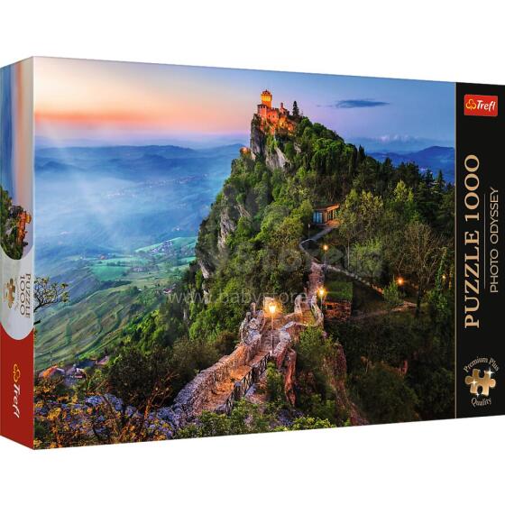 TREFL Premium Plus Puzzle Cesta Tower, San Marino, 1000 pcs