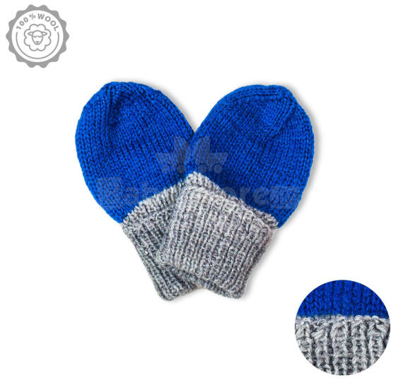 La Bebe™ Lambswool Natural Eco Baby Gloves Art.213953 Натуральные шерстяные варежки для новорожденного