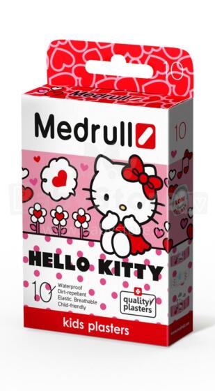 Medrull Hello Kitty  Art.150063  Пластырь для детей  , 10шт.