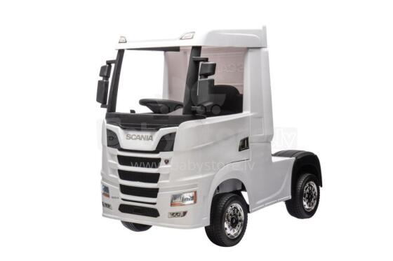 Scania 500R Art.HL698 White Bērnu elektriskā smagā mašīna