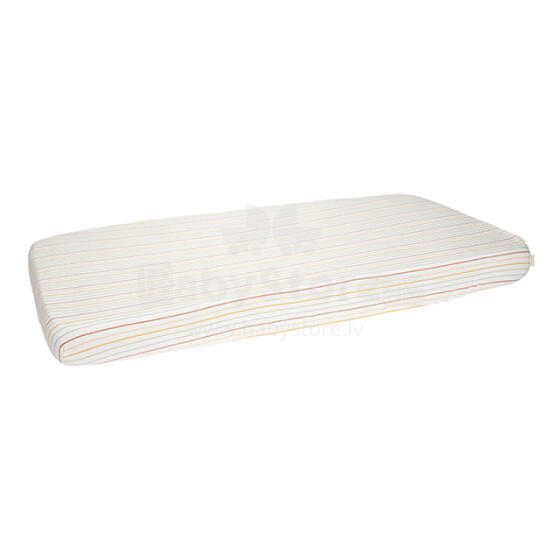 Little Dutch Jersey Sheet  Art.TE10502002 Sunny Stripes простынь на резиночке 70x140/150cм