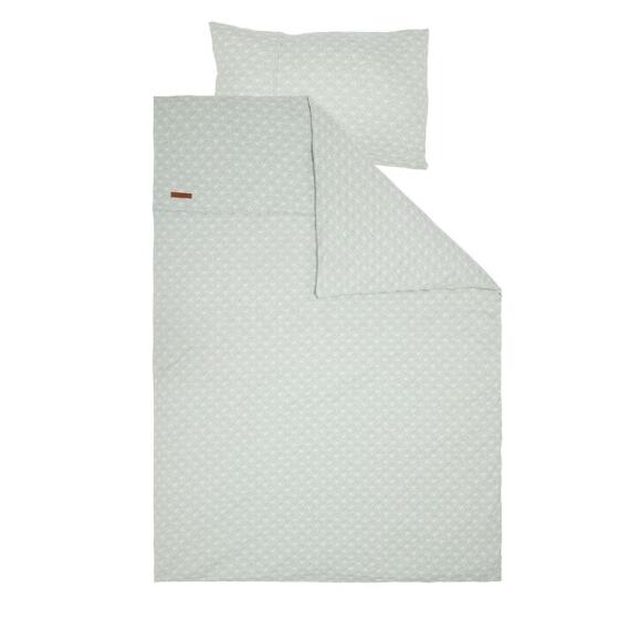 Little Dutch Bedding Set Art.TE10320810 Leaves Mint Kokvilnas gultas veļas komplekts no 2 daļam 100x140