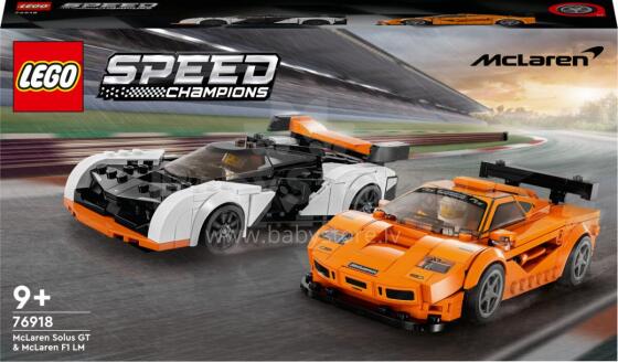 76918 LEGO® Speed Champions McLaren Solus GT & McLaren F1 LM