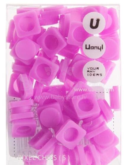 Upixel väikesed klotsid, fuksia