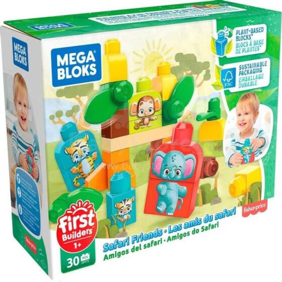 Mega Bloks klotsid Safarisõbrad, 30 osa