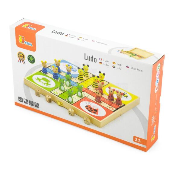 Viga puidust lauamäng Ludo