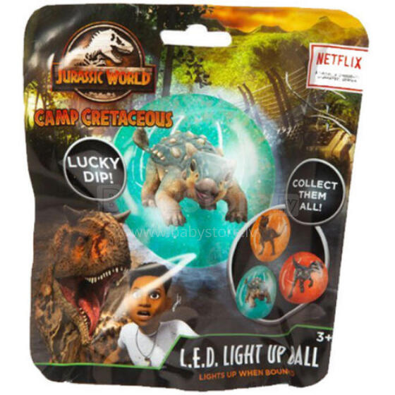 Jurassic World Põrkepall LED-tulega