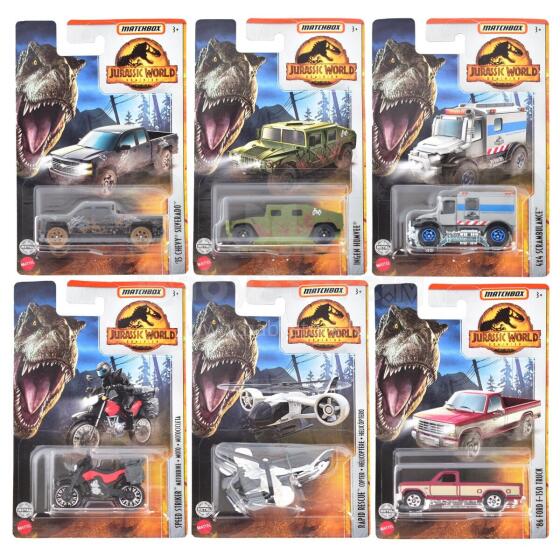 Matchbox Jurassic World autod