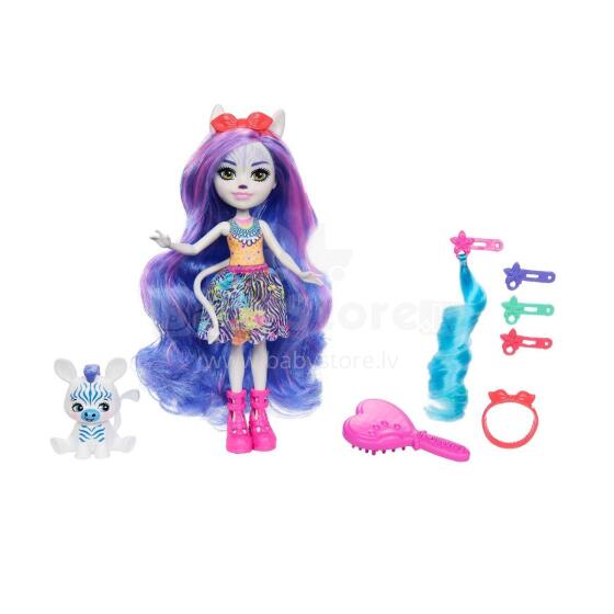 Enchantimals® juuksenukk - sebra