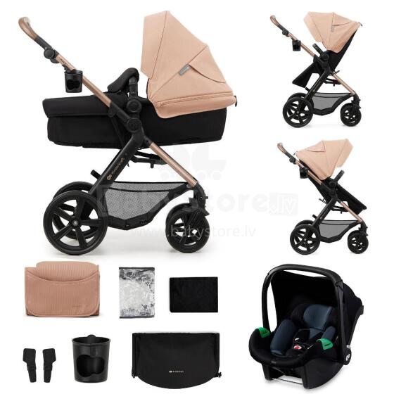 Kinderkraft vankrikomplekt Moov 2 EVA rattad 3in1, beez