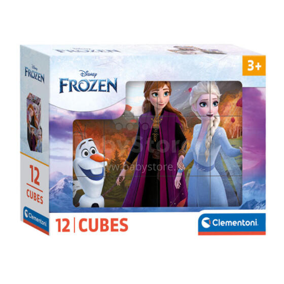 Clementoni pusle Frozen kuubik 12 tk