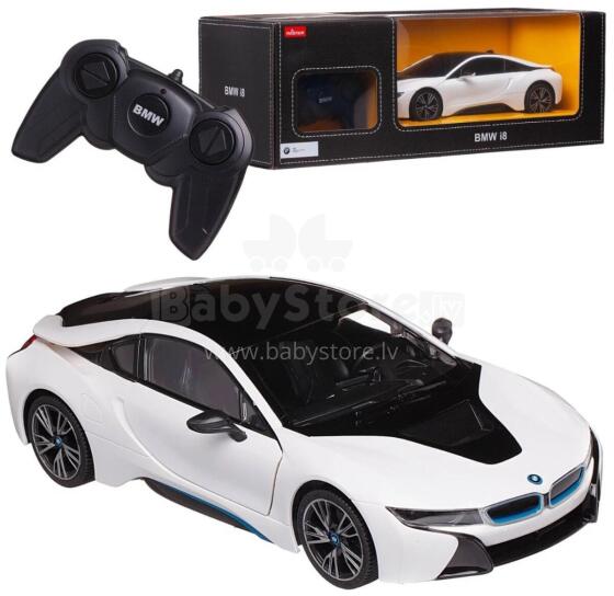 Rastar puldiauto BMW I8, 1:18, valge