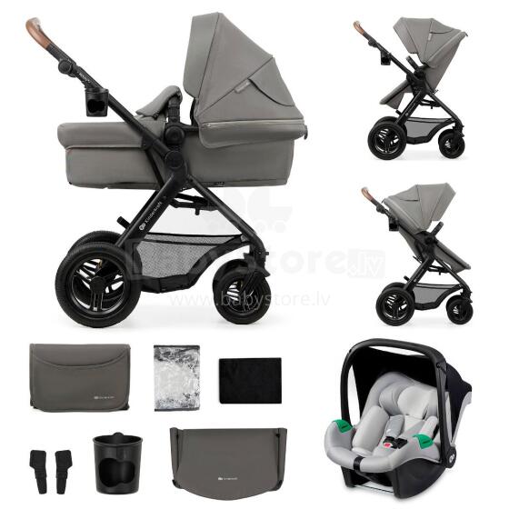 Kinderkraft Moov2 Air 3in1 Art.22157  Light Grey 3-in-1 baby stroller