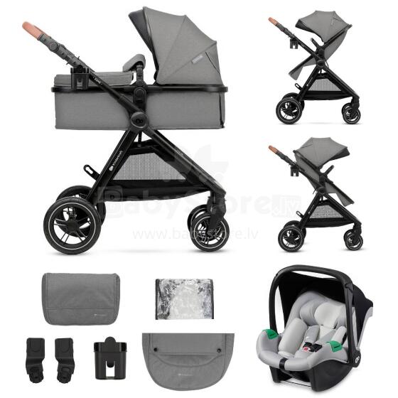 Kinderkraft vankrikomplekt ESME 3IN1, hall