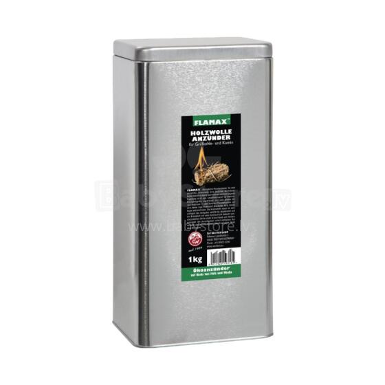 Ecological wood chip fire starters 1kg in a metal can