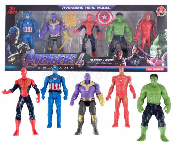 FIGURKI AVENGERS 5 SZTUK