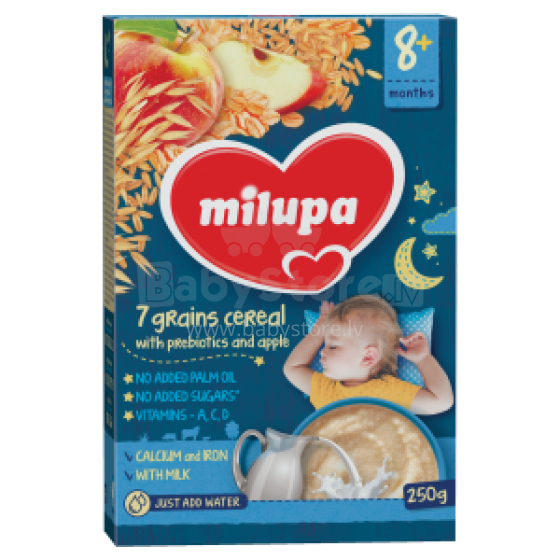 Milupa Bio Art.222027  Каша зерновая 250 г,8 мес+