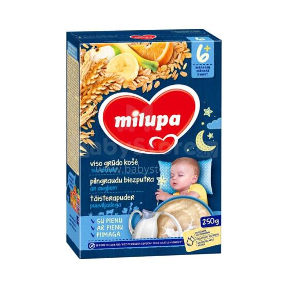 Milupa Bio Art.222028 piena putra ar graudaugiem 225 gr,6 mēn+