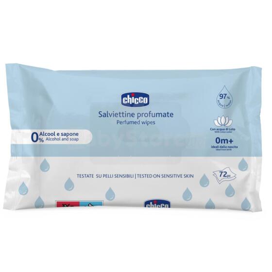Chicco Porfumeto Wipes Art.222219  Деликатные влажные салфетки,72 шт