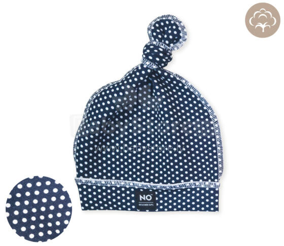 La Bebe™ NO Hat Art.222647 Navy Dots