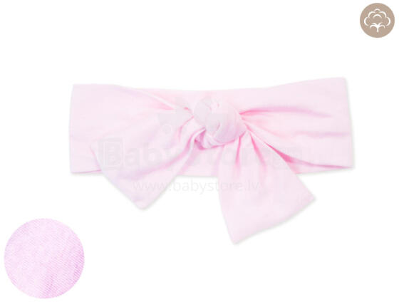 La Bebe™ NO  Art.222648 Pinks  Повязка на голову для новорождённых 100% хлопок