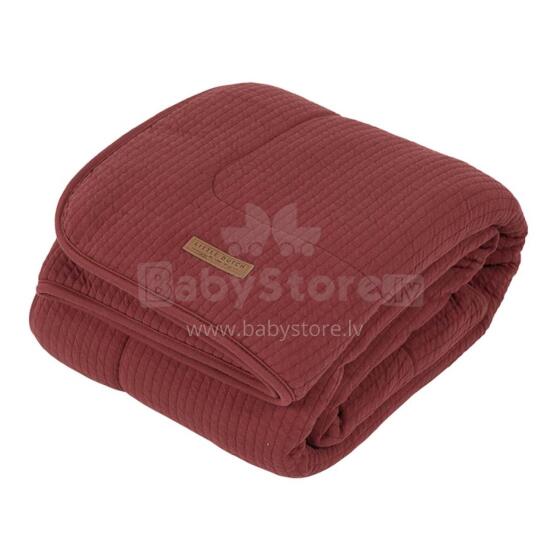 Little Dutch Cotton Blanket Art. TE11030160 Indian Red  Детское одеяло из натурального  хлопка , 110х140см