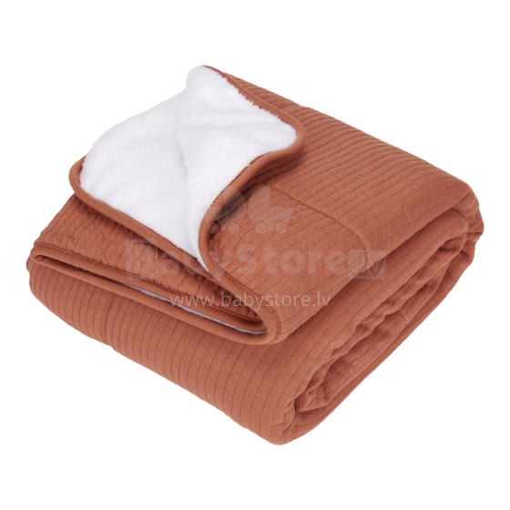 Little Dutch Cot Blanket Art.TE11030161 Pure Rust Dabīgas kokvilnas plediņš/sega bērniem, 110x140cm