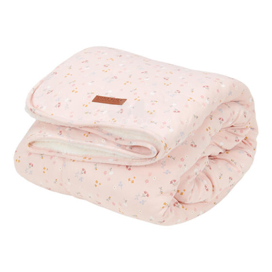 Little Dutch Cot Blanket Art.TE11021550 Pink Flowers