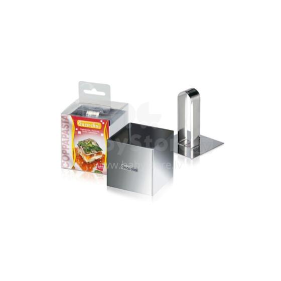 Square food ring with pusher 6x6x6cm