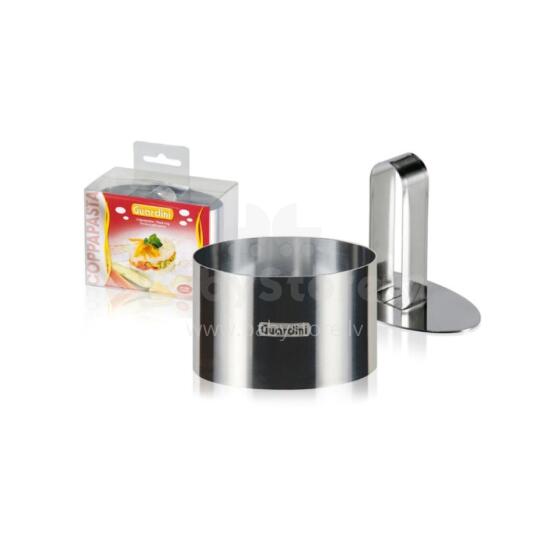 Oval food ring with pusher 9x5x6cm