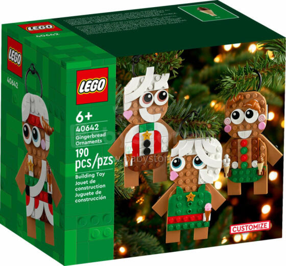 LEGO ekskluzīvi piparkūku ornamenti (40642)