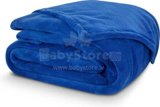 Carbotex Blanket Art.FLEECE201007 Navy Blue Тёплое  одеяло/плед 150x200см