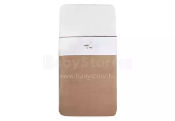 La bebe™ Jersey Cradle Sheet Art.008-511-66099 Goose - простынь на резиночке 75x100cм