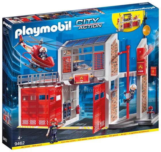 PLAYMOBIL Ugunsdzēsēju depo