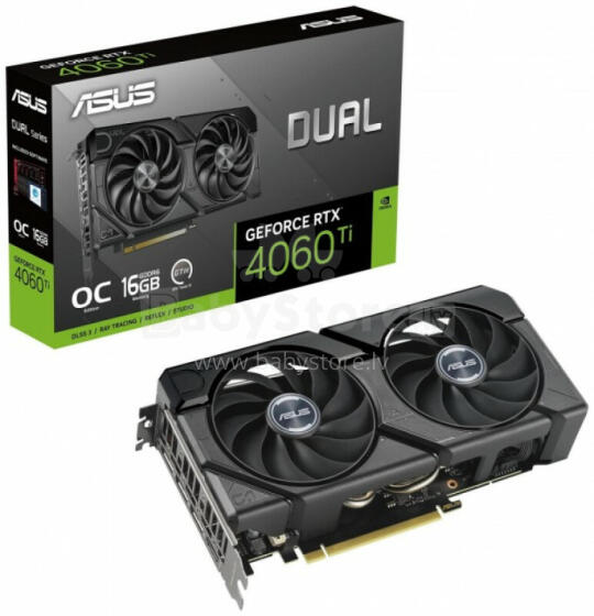 ASUS GeForce RTX 4060 Ti Dual 16 ГБ OC EVO DLSS